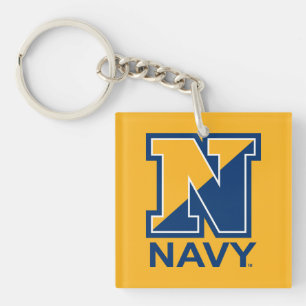 U.S. Navy Navy Initial N Key Ring