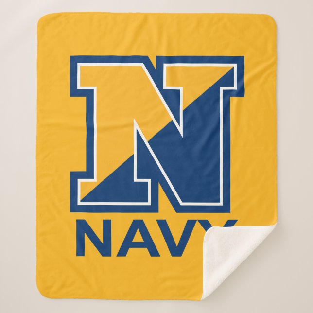 U.S. Navy | Navy Initial N Sherpa Blanket (Front)