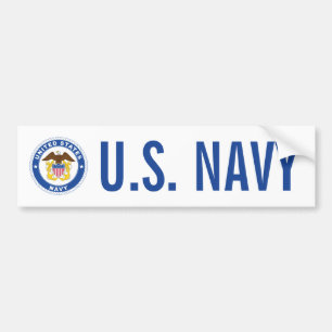 U.S. Navy   Officer Crest Bumper Sticker