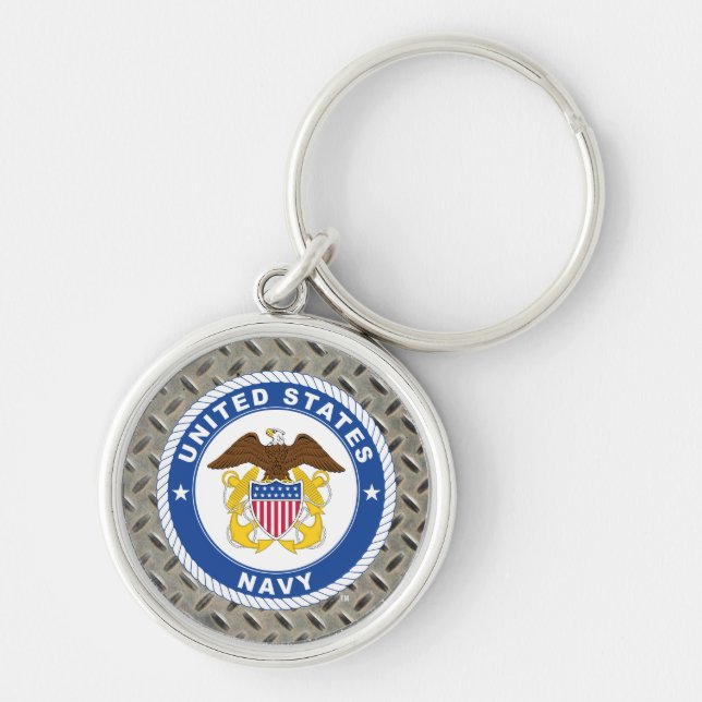 U.S. Navy | Officer Crest Key Ring (Front)