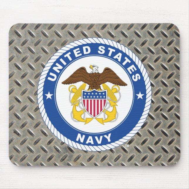 U.S. Navy | Officer Crest Mouse Pad (Front)