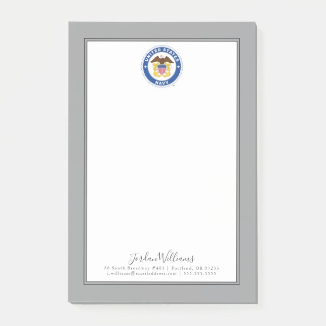 U.S. Navy | Officer Crest Post-it Notes (Front)