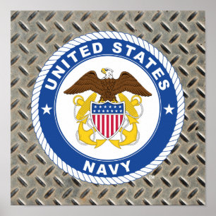 U.S. Navy   Officer Crest Poster