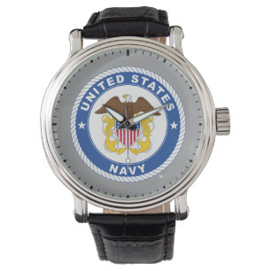 U.S. Navy Officer Crest Watch