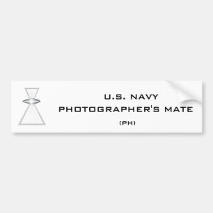 U.S. Navy Photographer's Mate IFGA without wings Bumper Sticker