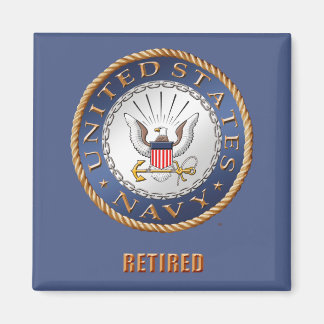 U.S. Navy Retired Magnet