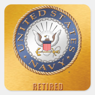 U.S. Navy Retired Sticker