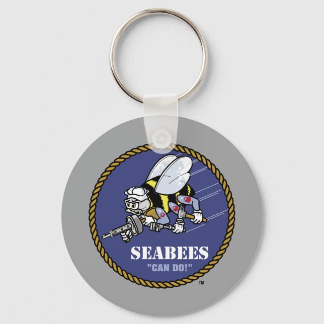 U.S. Navy | Seabees Key Ring (Front)