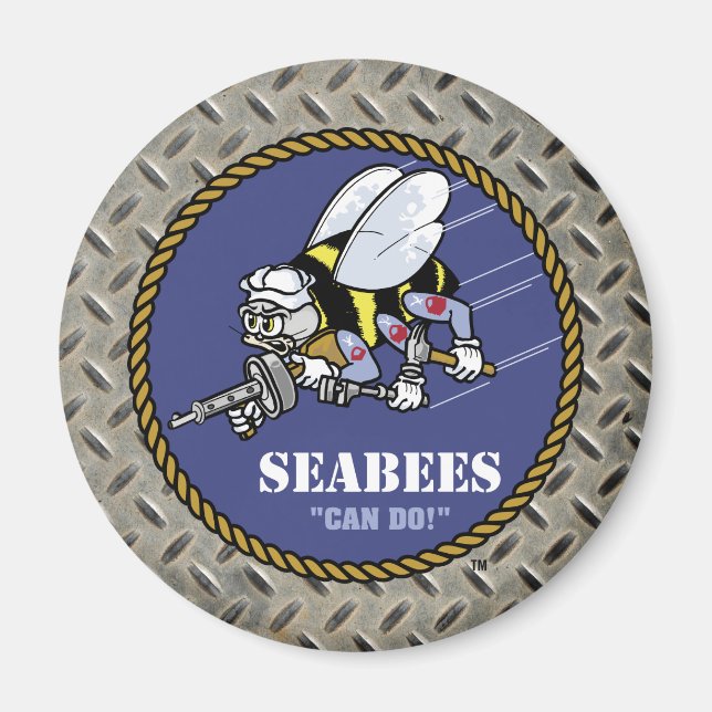 U.S. Navy | Seabees Magnet (Front)