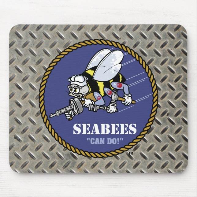 U.S. Navy | Seabees Mouse Pad (Front)