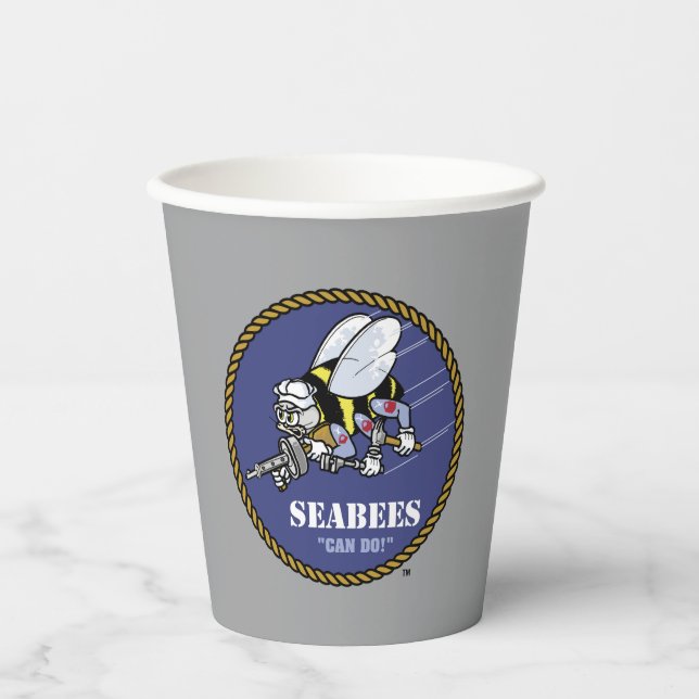 U.S. Navy | Seabees Paper Cups (Front)