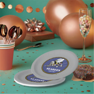 U.S. Navy   Seabees Paper Plate