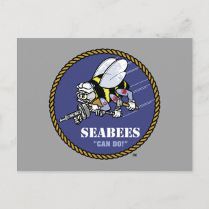 U.S. Navy Seabees Postcard