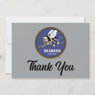 U.S. Navy Seabees Thank You Card