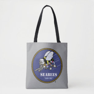 U.S. Navy Seabees Tote Bag