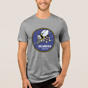 U.S. Navy   Seabees Tri-Blend Shirt