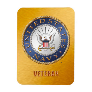 U.S. Navy Veteran Flexible Photo Magnet
