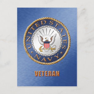 U.S. Navy Veteran Postcard