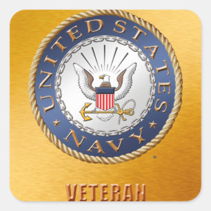 U.S. Navy Veteran Sticker