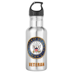 U.S. Navy Veteran Water Bottle