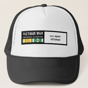 U.S. NAVY VIETNAM WAR VETERAN TRUCKER HAT