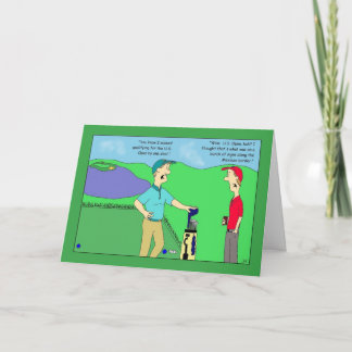 U.S. Open Golf Birthday Card