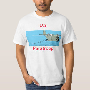 U.S Paratroop Cartoon Men's Shirt
