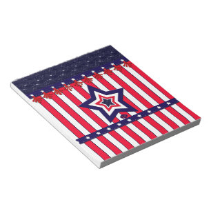 U.S. Patriotic Celebration of National Holidays Notepad