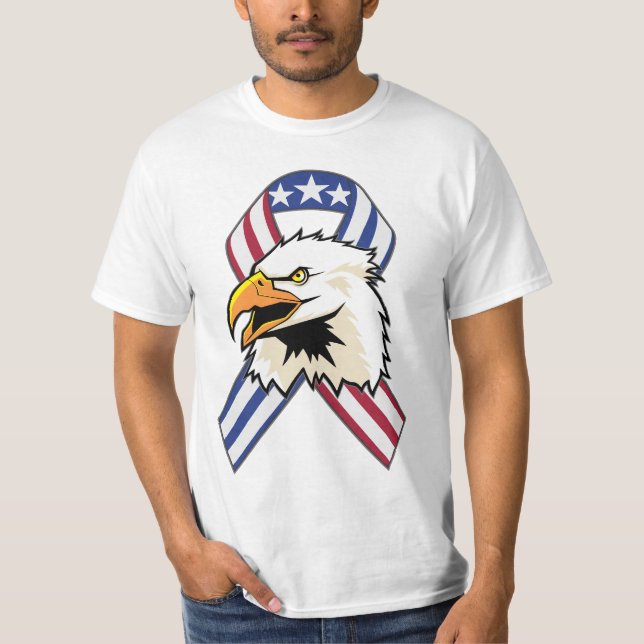 U.S. Patriotic Eagle Flag T-Shirt (Front)