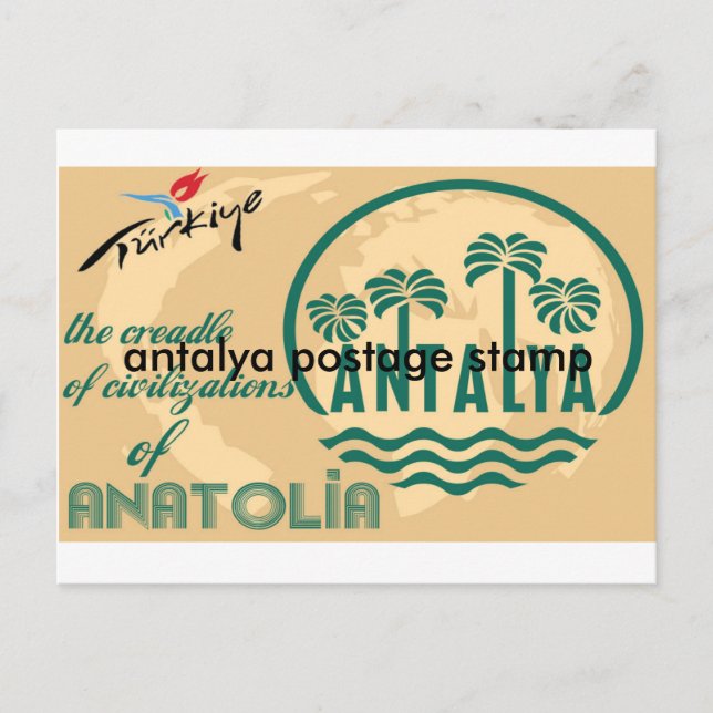 U.S Postage Stamp Postcard (Front)