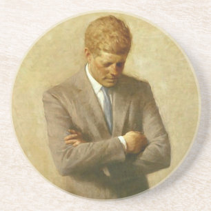 U.S. President John F. Kennedy by Aaron Shikler Coaster