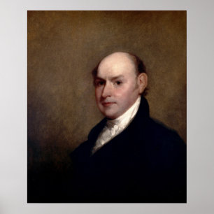U.S. President John Quincy Adams by Gilbert Stuart Poster