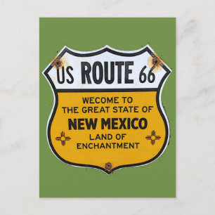 U.S. Route 66 New Mexico Travel  Postcard