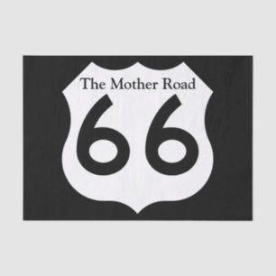 U.S. Route 66 Tissue Paper