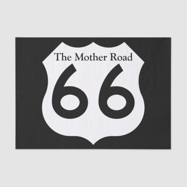 U.S. Route 66 Tissue Paper (Front)