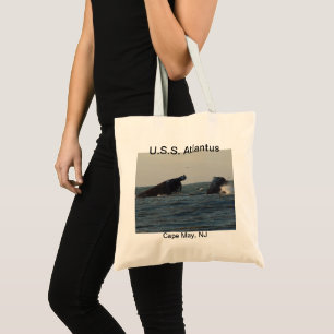 U.S.S. Atlantus Shipwreck Cape May New Jersey Tote Bag
