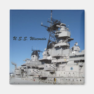 U.S.S. Wisconsin Magnet