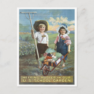 U.S. School Gardens, 1919 Postcard