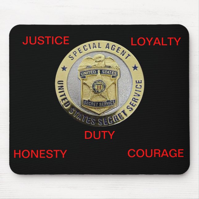 U.S. SECRET SERVICE MOUSE PAD (Front)