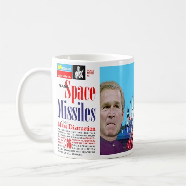 U.S. SPACE MISSILES of MASS DISTRUCTION Coffee Mug (Left)