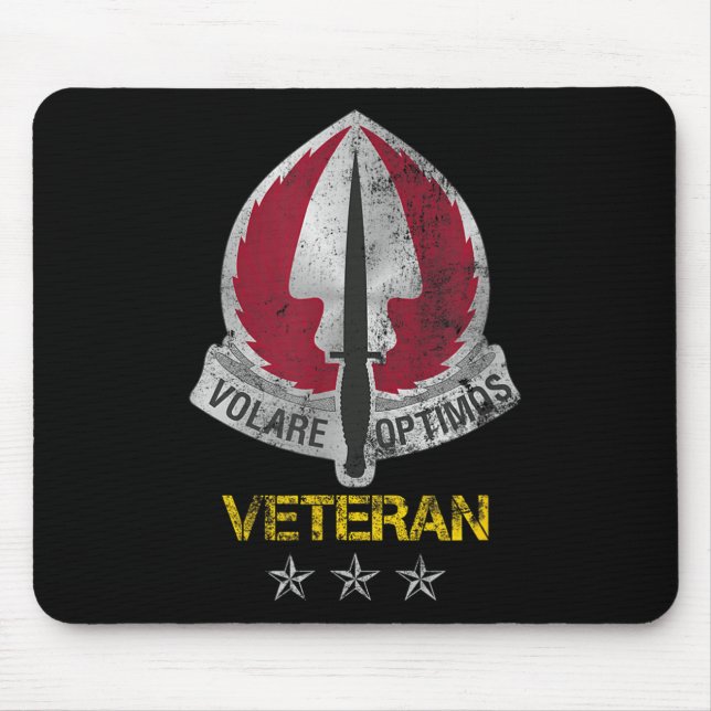 U.s Special Operations Aviation Command Veteran Ve Mouse Pad (Front)
