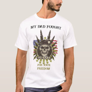 U.S. VETERAN custom gift personalized T-Shirt