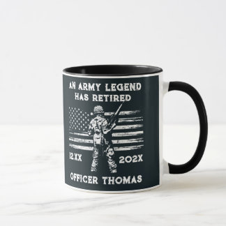 U.S. VETERAN gift personalised Legend has retired Mug