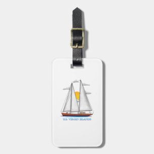 U.S. Virgin Islands Coastal Nautical Sailing Sailo Luggage Tag