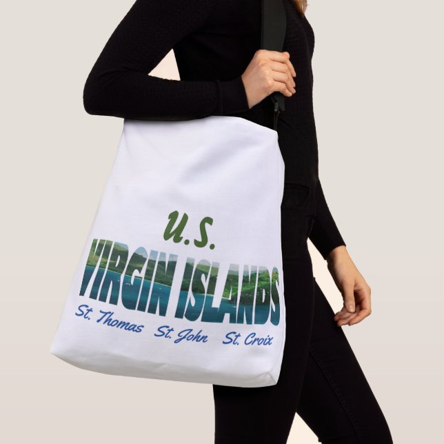 U.S. Virgin Islands Crossbody Bag (Close Up)