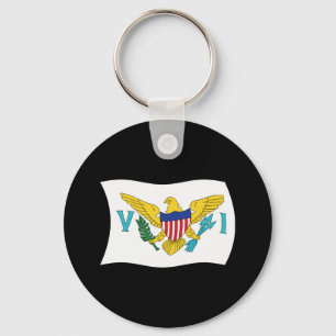 U.S. Virgin Islands Flag Keychain