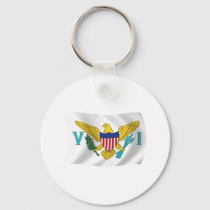 U.S. Virgin Islands Flag Keychain