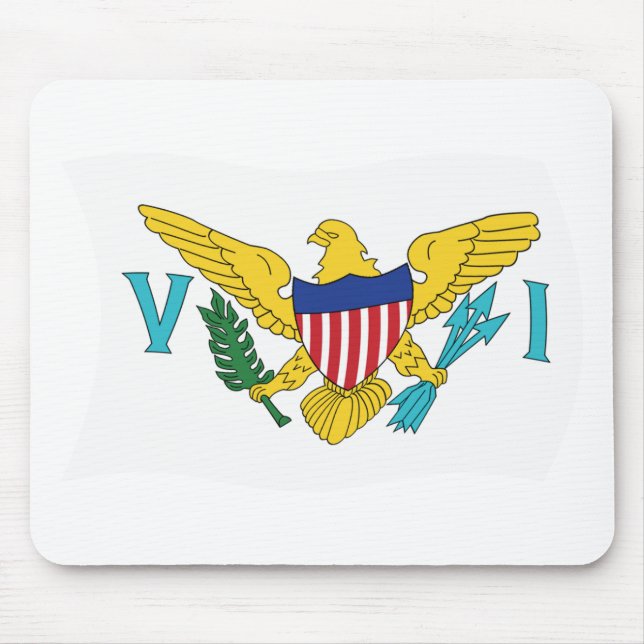 U.S. Virgin Islands Flag Mousepad (Front)