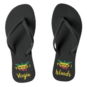 U.S. Virgin Islands Flag, Rasta Thongs