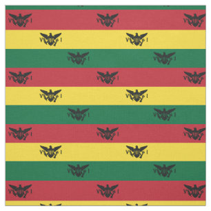 U.S. Virgin Islands Flag Small   Red Yellow Green Fabric